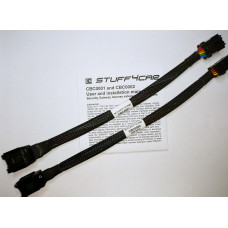 Dual set of Security Gateway harness extensions for FCA cars (two 12 pin and two 8 pin extensions)